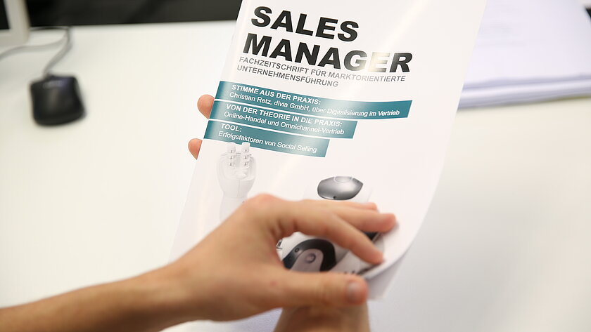Ausgabe des Sales Manager (öffnet Vergrößerung des Bildes)