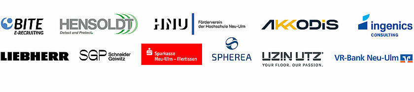 Sponsor logos of the HNU anniversary 2024